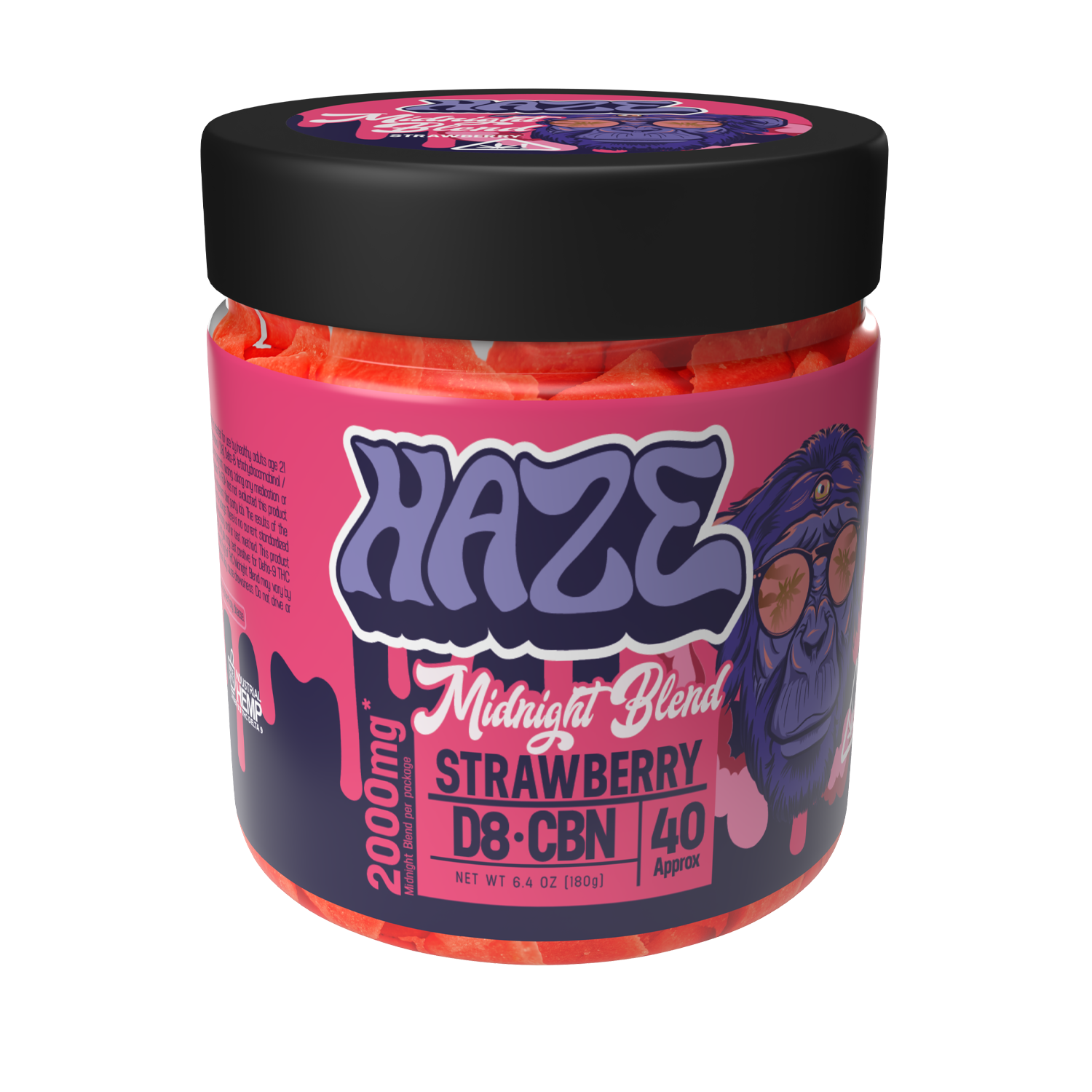 Gomitas Haze Midnight Blend 2000mg – Índica